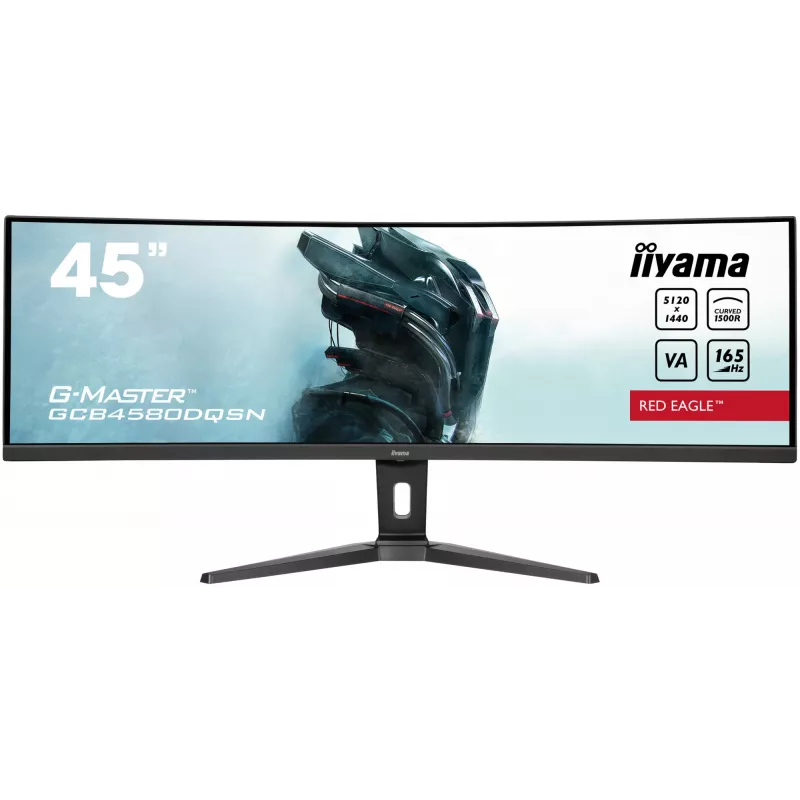 iiyama G-MASTER RED EAGLE CURVED computermonitor 113 cm (44,5 inch) 5120 x 1440 pixel Dual QHD LED Zwart