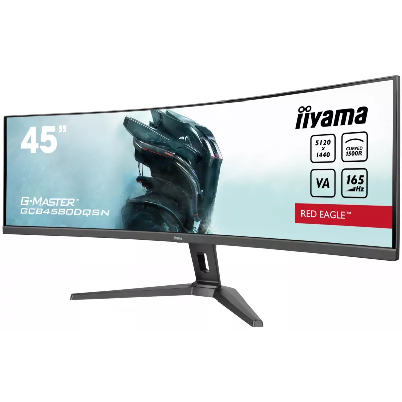iiyama G-MASTER RED EAGLE CURVED computermonitor 113 cm (44,5 inch) 5120 x 1440 pixel Dual QHD LED Zwart