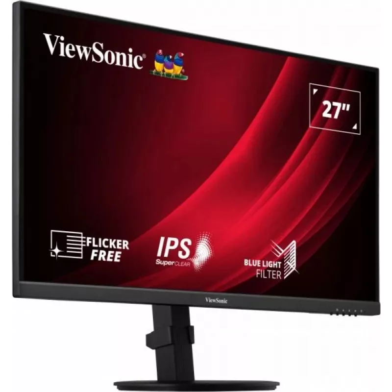 Viewsonic VG Serie VG2709-2K-MHD-2 computermonitor 68,6 cm (27 inch) 2560 x 1440 pixel Quad HD LED Zwart