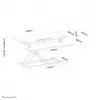 Neomounts NS-WS300 zwart zit-sta-werkplek – gasveer