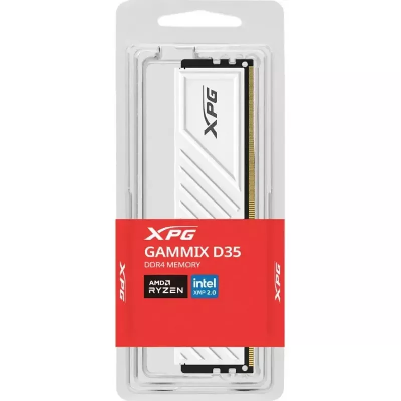 DIMM 32 GB DDR4-3200, werkgeheugen wit, AX4U320032G16A-SWHD35, XPG GAMMIX D35, INTEL XMP