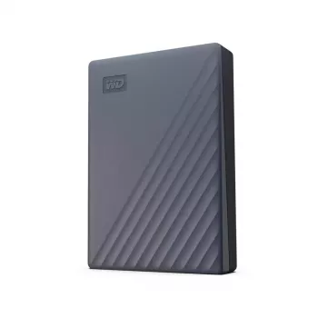 WESTERN DIGITAL draagbare harde schijf – My Passport – 4 TB – USB-C/A 3.2 Gen 1 – grijs