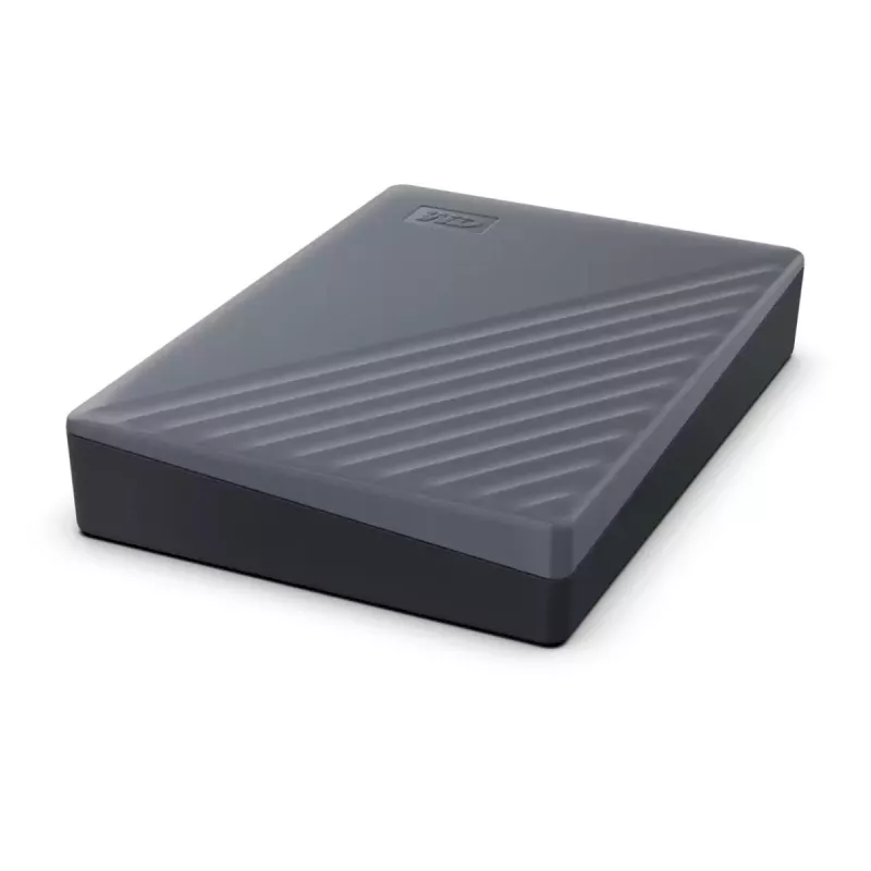 WESTERN DIGITAL draagbare harde schijf – My Passport – 4 TB – USB-C/A 3.2 Gen 1 – grijs