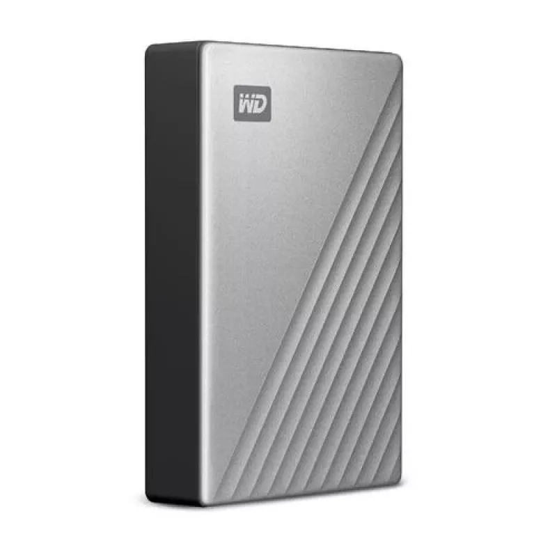 WESTERN DIGITAL harde schijf - MY PASSPORT ULTRA - 1 TB - USB-C 3.2 Gen 1 - zilver