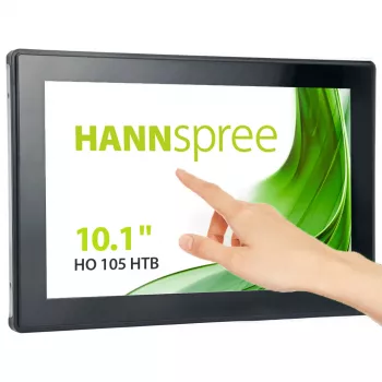 Hannspree Open Frame HO 105 HTB digital signage flatscreen 25,6 cm (10,1 inch) lcd 350 cd/m² HD zwart touchscreen
