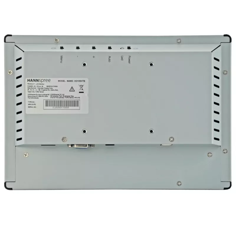 Hannspree Open Frame HO 105 HTB digital signage flatscreen 25,6 cm (10,1 inch) lcd 350 cd/m² HD zwart touchscreen