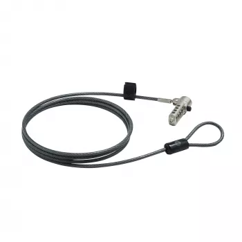 HP Essential Nano combinatiekabelslot, 1,83 m, combinatieslot, roestvrijstaal