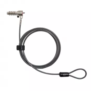 HP Essential Nano combinatiekabelslot, 1,83 m, combinatieslot, roestvrijstaal