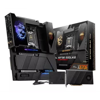 Moederbord MSI MEG X870E GODLIKE — X870E-chipset, AM5-socket, ATX, DDR5-ondersteuning