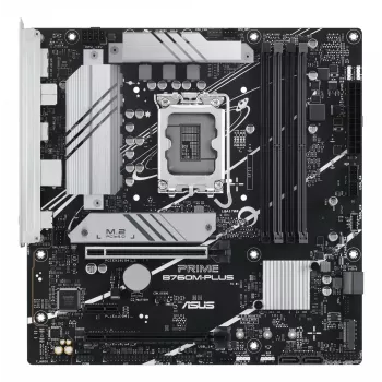 Moederbord ASUS PRIME B760M-PLUS — Intel B760, LGA 1700, micro-ATX, DDR5, 4 DIMM, 192 GB, 2,5 Gb LAN, 2x M.2