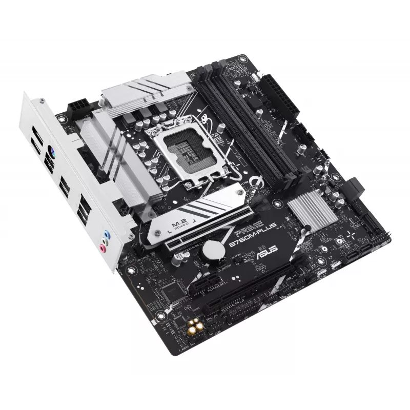 Moederbord ASUS PRIME B760M-PLUS — Intel B760, LGA 1700, micro-ATX, DDR5, 4 DIMM, 192 GB, 2,5 Gb LAN, 2x M.2