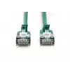 DIGITUS platte patchkabel - CAT6A - F-FTP - 1m - groen