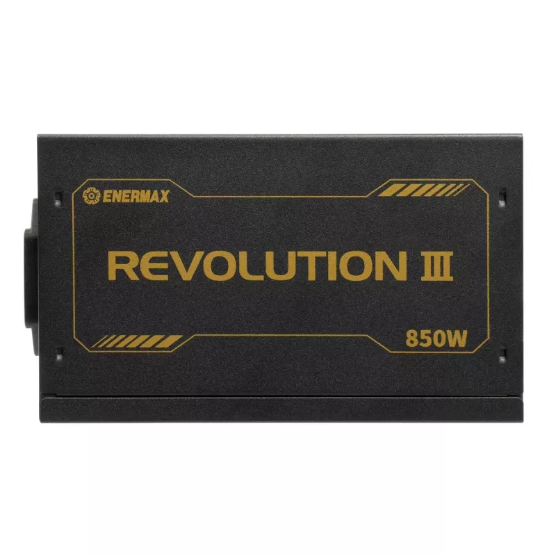 ENERMAX Revolution III ERV850G-AHG-MAC voeding 850 W, 80 PLUS Gold, volledig modulair, ATX, zwart