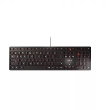 CHERRY KC 6000 plat toetsenbord universeel USB US English zwart