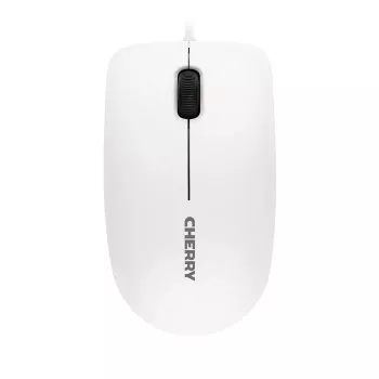 CHERRY MC 1000 kabelmuis, lichtgrijs, USB, dubbelhandig, optisch, USB Type-A, 1200 DPI, grijs