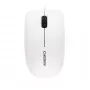CHERRY MC 1000 kabelmuis, lichtgrijs, USB, dubbelhandig, optisch, USB Type-A, 1200 DPI, grijs