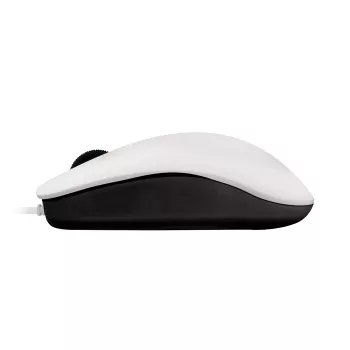 CHERRY MC 1000 kabelmuis, lichtgrijs, USB, dubbelhandig, optisch, USB Type-A, 1200 DPI, grijs
