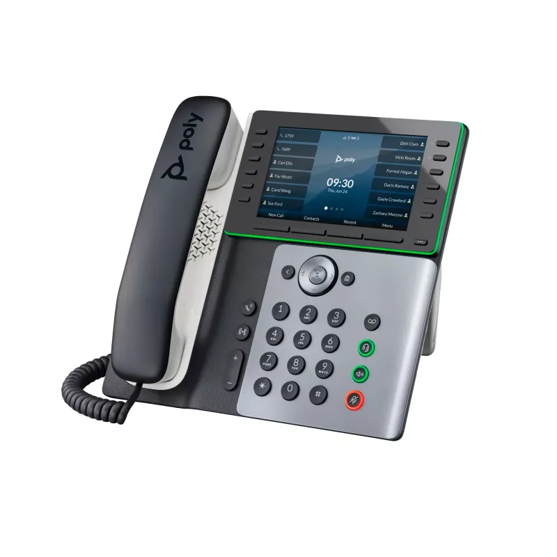 HP Poly Edge E550 IP-telefoon en PoE-geschikt, IPS, 800 x 480 pixels, 5:3, WPA2-Enterprise, EAP-TLS, HTTPS, ENERGY STAR, EAC, RoHS, Federal Communications Commission (FCC), CE