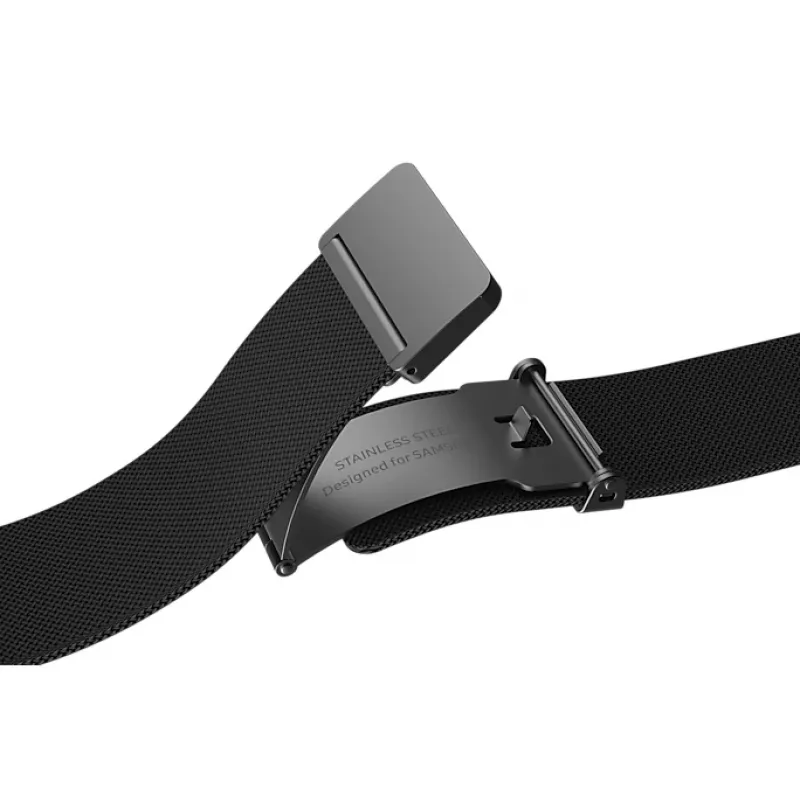 Band Samsung GP-TYR870SAABW smartwatch-accessoire zwart metaal