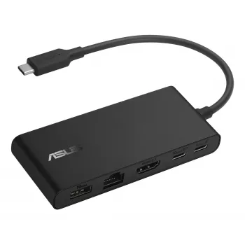 ASUS Dual 4K USB-C Dock DC201 bedraad USB 3.2 Gen 2 (3.1 Gen 2) Type-C zwart