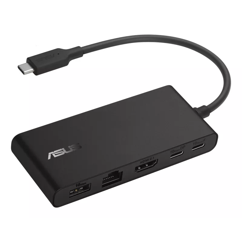 ASUS Dual 4K USB-C Dock DC201 bedraad USB 3.2 Gen 2 (3.1 Gen 2) Type-C zwart