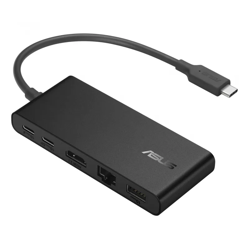 ASUS Dual 4K USB-C Dock DC201 bedraad USB 3.2 Gen 2 (3.1 Gen 2) Type-C zwart