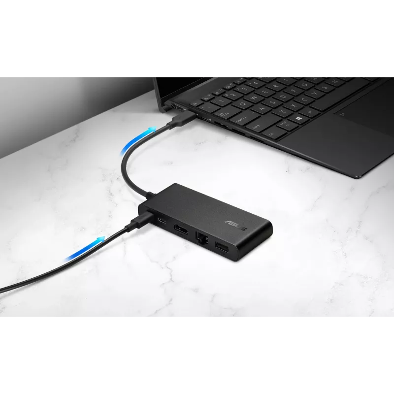 ASUS Dual 4K USB-C Dock DC201 bedraad USB 3.2 Gen 2 (3.1 Gen 2) Type-C zwart