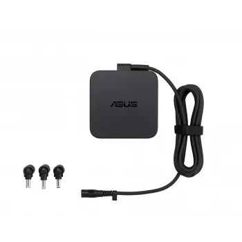 ASUS U65W-01 universele mini multi-tips adapter voeding binnen/buiten 65 W zwart