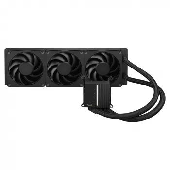 Vloeistofkoelset ASUS ProArt LC 360 zwart — 3x120 mm ventilatoren 800–2200 tpm, radiator 360 mm, koperen bodem, 40 cm slangen