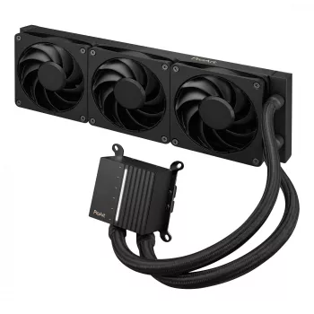 Vloeistofkoelset ASUS ProArt LC 360 zwart — 3x120 mm ventilatoren 800–2200 tpm, radiator 360 mm, koperen bodem, 40 cm slangen