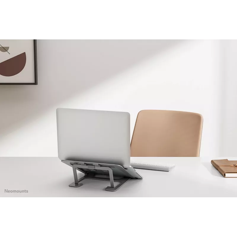 Neomounts NSLS085 grijs laptopstandaard 10-17 inch - opvouwbaar - compact - universeel