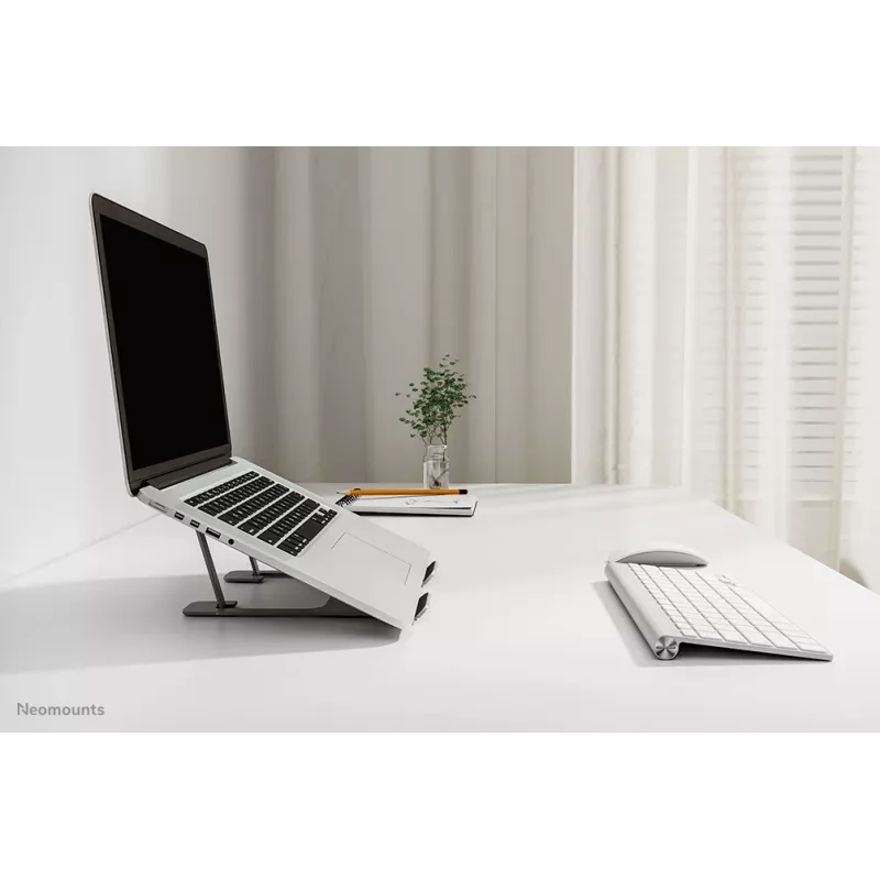 Neomounts NSLS085 grijs laptopstandaard 10-17 inch - opvouwbaar - compact - universeel