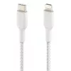 BELKIN Lightning-naar-USB-C-kabel gevlochten 1m wit