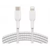 BELKIN Lightning-naar-USB-C-kabel gevlochten 1m wit