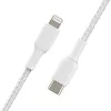 BELKIN Lightning-naar-USB-C-kabel gevlochten 1m wit