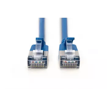 DIGITUS slanke patchkabel - CAT6A - F-FTP - 2m - blauw