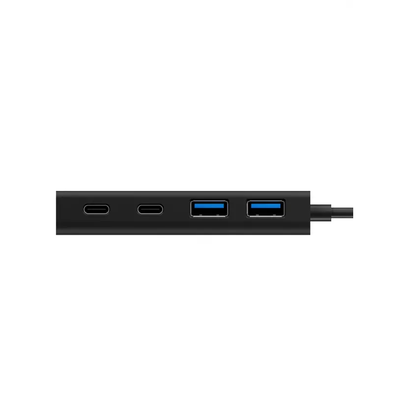 ICY BOX IB-HUB1426-CPD USB 3.2 Gen 1 (3.1 Gen 1) Type-C 5000 Mbit/s zwart
