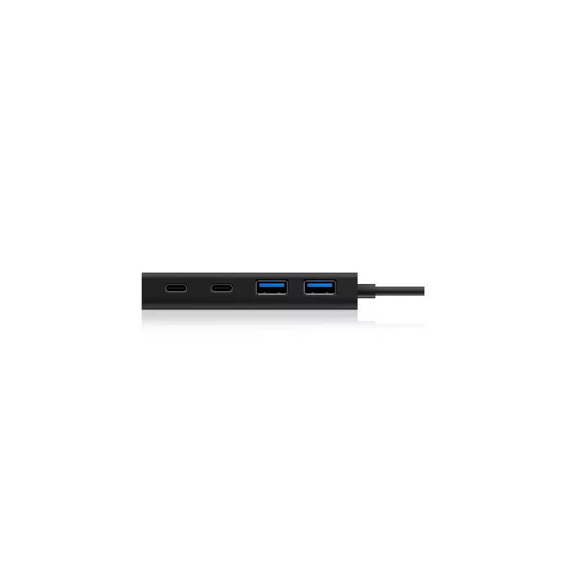 ICY BOX IB-HUB1426-CPD USB 3.2 Gen 1 (3.1 Gen 1) Type-C 5000 Mbit/s zwart