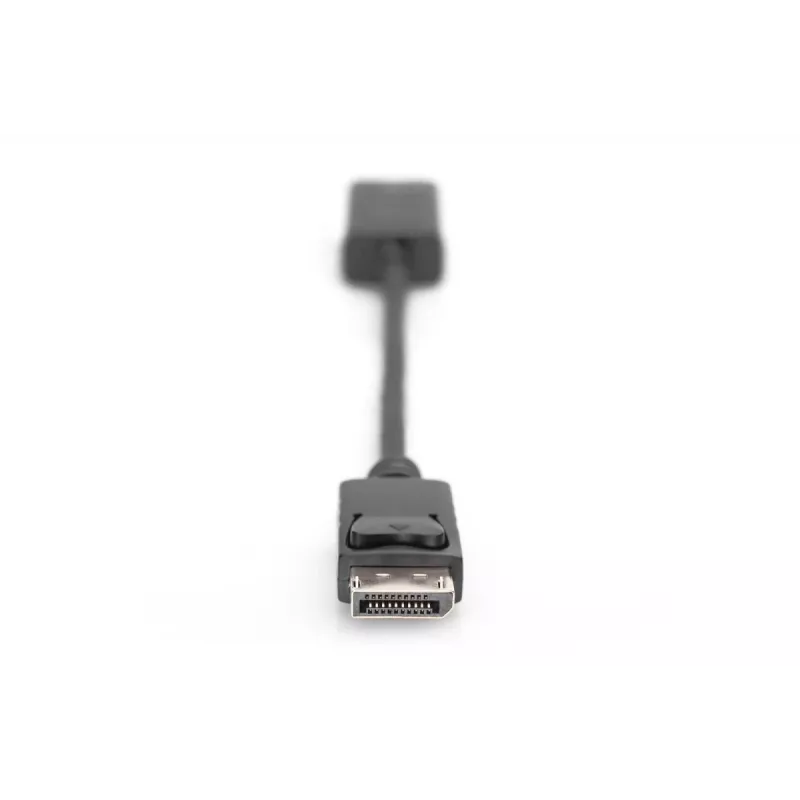 DIGITUS DP - HDMI-kabel 20 cm zwart DP - HDMI Type-A M/F HDMI 2.0