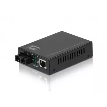 LevelOne RJ45 naar SC Gigabit mediaconverter, multimode vezel, 550 m
