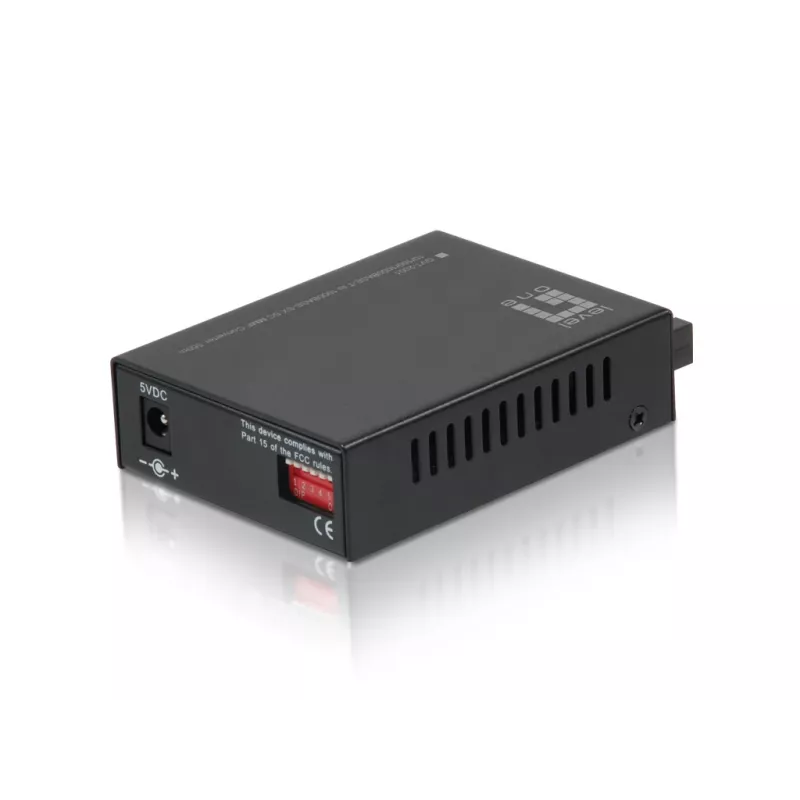 LevelOne RJ45 naar SC Gigabit mediaconverter, multimode vezel, 550 m