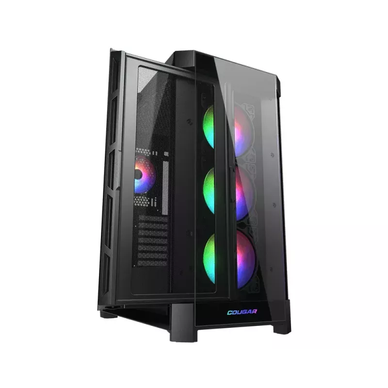 Pc-behuizing COUGAR Gaming CGR-5AD1B-RGB midi tower zwart