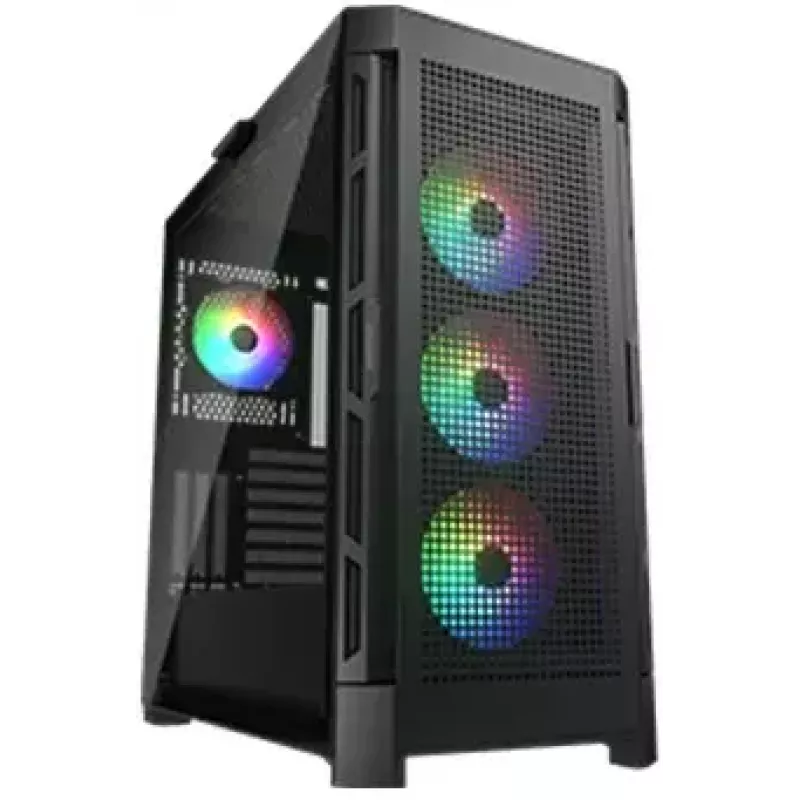 Pc-behuizing COUGAR Gaming CGR-5AD1B-RGB midi tower zwart