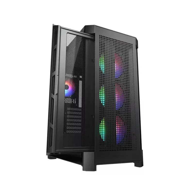 Pc-behuizing COUGAR Gaming CGR-5AD1B-RGB midi tower zwart