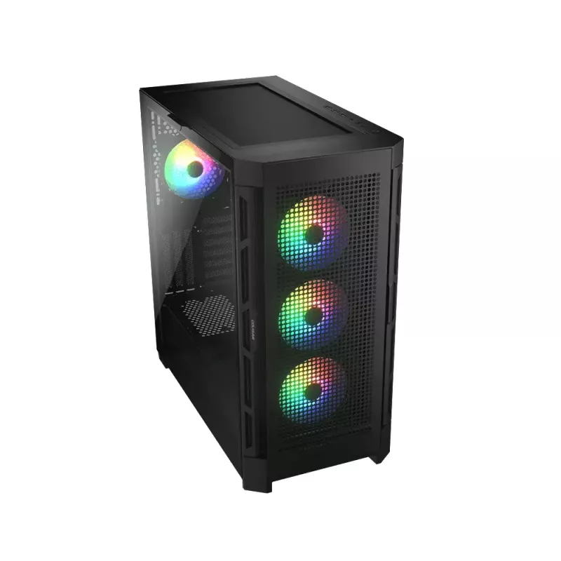 Pc-behuizing COUGAR Gaming CGR-5AD1B-RGB midi tower zwart