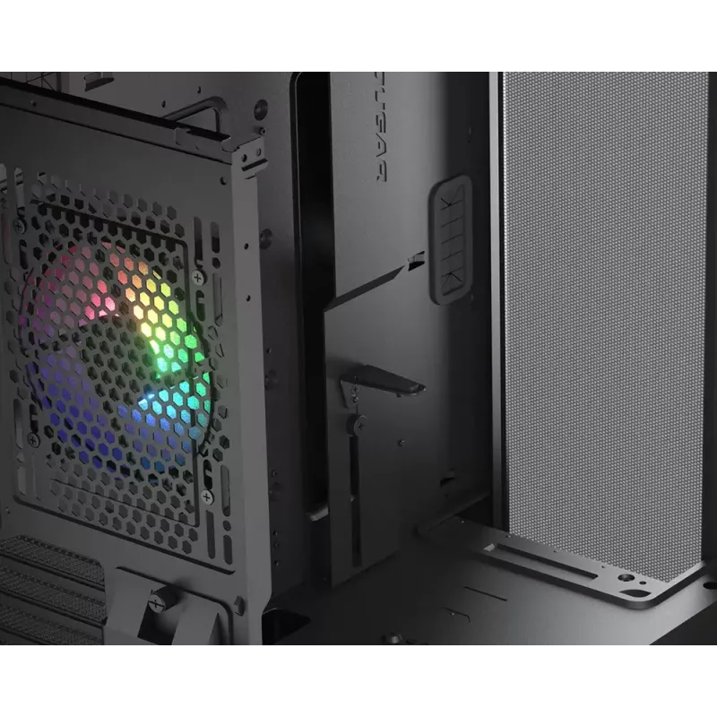 Pc-behuizing COUGAR Gaming CGR-5AD1B-RGB midi tower zwart