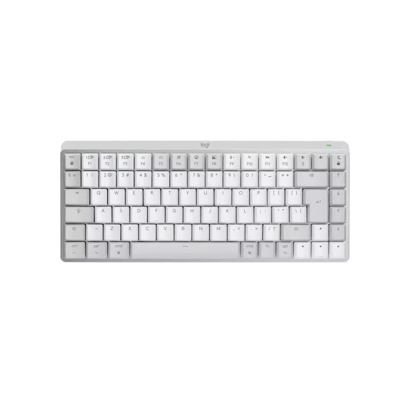 LOGITECH MX Mechanical Mini voor Mac minimalistisch draadloos verlicht performance-toetsenbord lichtgrijs - US Inte - Qwerty