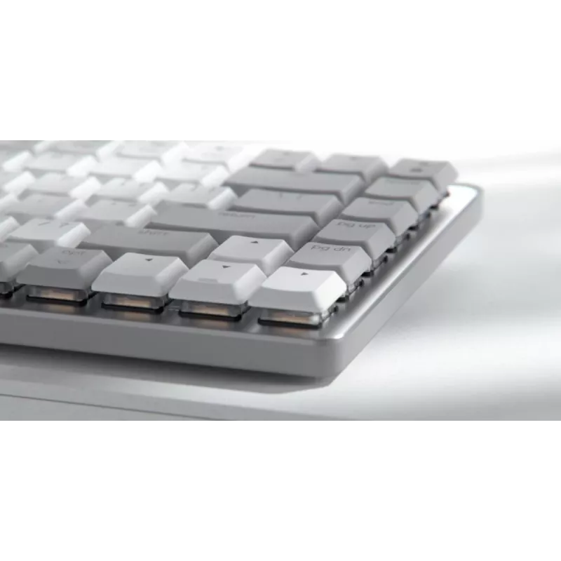 LOGITECH MX Mechanical Mini voor Mac minimalistisch draadloos verlicht performance-toetsenbord lichtgrijs - US Inte - Qwerty