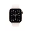 APPLE Watch Series 11 GPS + Cellular 46mm goud titanium behuizing met Light Blush sportband S/M