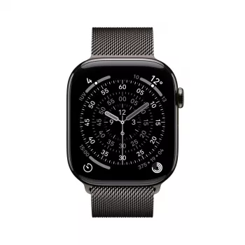 APPLE Watch Series 11 GPS + Cellular 46mm leisteen titanium behuizing met leisteen Milanese Loop S/M